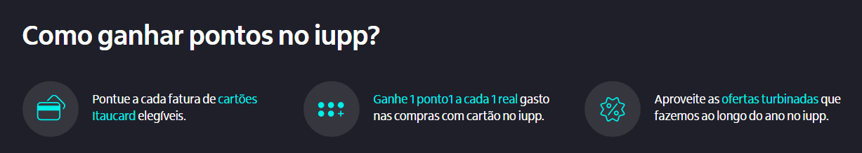 Como ganhar pontos no Iupp?