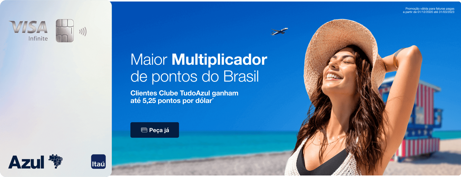 Azul Visa Infinite Bonus de Adesao Pontos