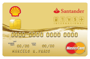 Cartao Santander Shell