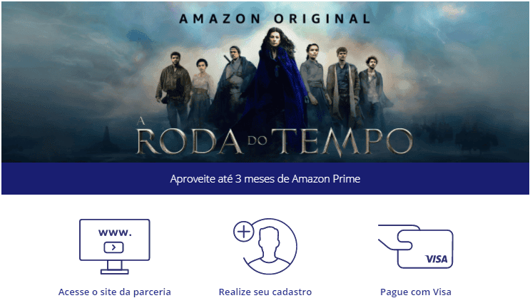 Oferta Amazon Prime e Visa