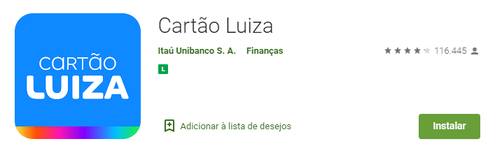 App Cartao Luiza