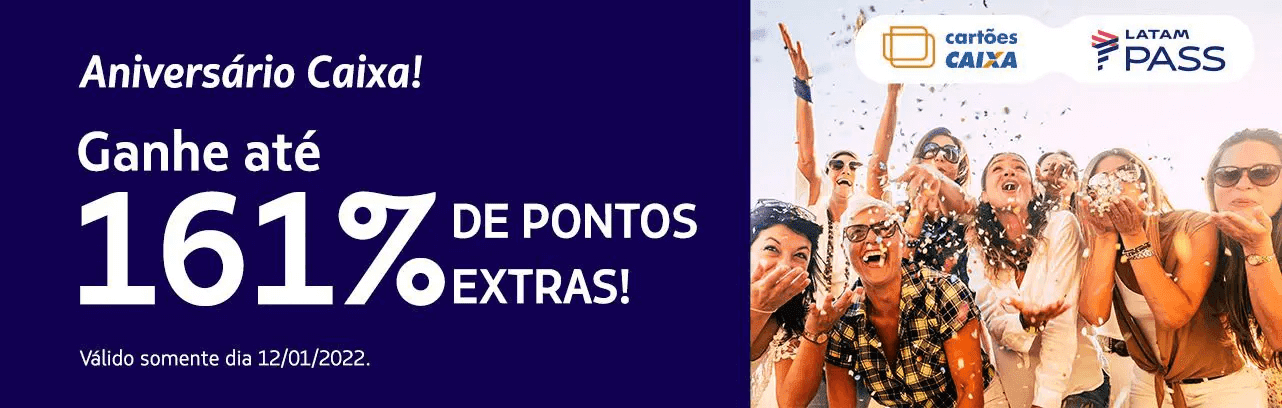 Promoção de Aniversário de 161 anos da Caixa