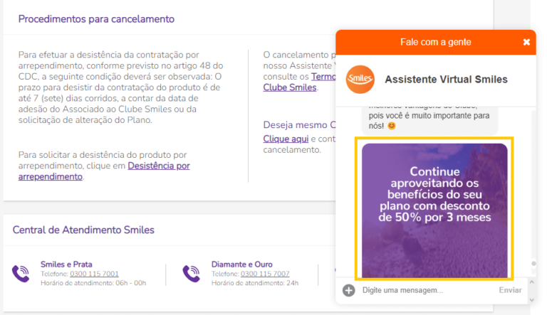 Clube Smiles desconto
