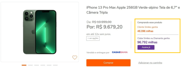 Clube Smiles Shopping Smiles mais milhas